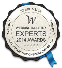 Wedding Industry Experts - 2014 Awards - Most Popular New Cinematographer - USA